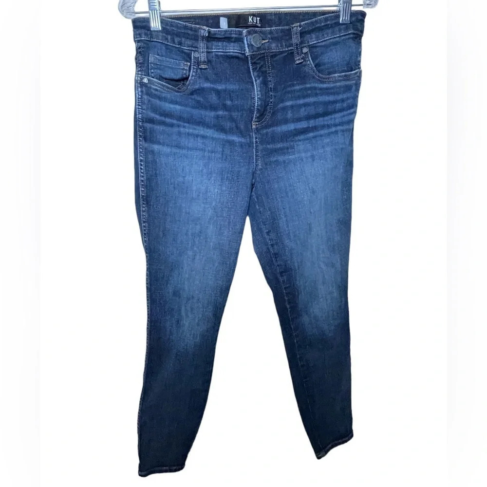 Kut from the Kloth Donna High Rise Ankle Skinny Denim Jeans Women’s Sz 6